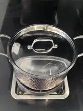 ステンレス鍋 炒め鍋 煮込み鍋 ミルク鍋 インテリアキッチンアクセサリー ハンマートーンローズゴールド
