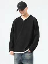 極上の肌触りのワッフルVネック長袖Tシャツ【春秋用・メンズ・カジュアル】（セットアップ対応）