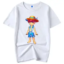 夢幻西游デザインのコットンTシャツ【天使の豚・青花瓷・フィット・半��袖】