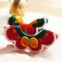 クリスマス用ペットスカーフ【犬猫兼用・小中大サイズ対応・クリスマスツリーデザイン】