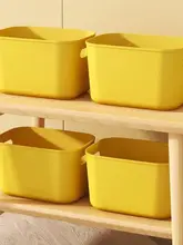 プラスチック製デスクトップ収納ボックス【おもちゃ・スナック用・長方形】