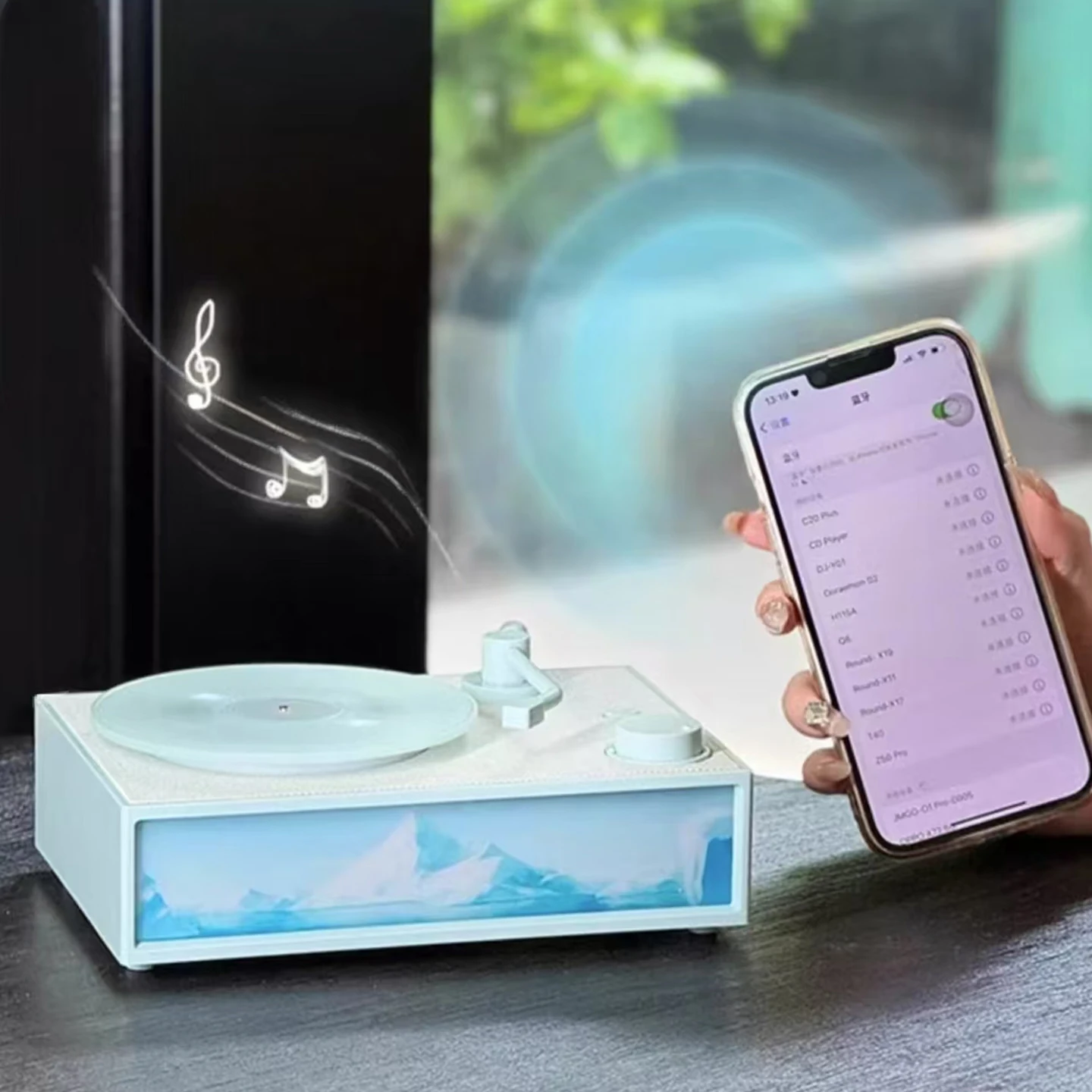 雪山シリーズ回転式アロマディフューザーBluetoothスピーカーROUND-X19：コスパ最強の便携型無線音響とは