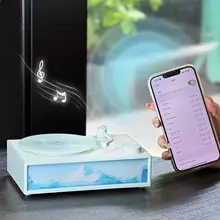 夏の香りを楽しむ！雪山シリーズ回転式アロマディフューザーBluetoothスピーカー【おしゃれで清涼感のあるギフト】
