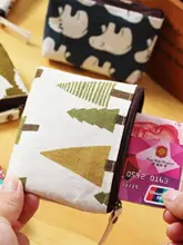 ミニサイズ 布製クリアポーチ【小銭入れ・キーケース・カードポケット・学生用】
