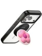 シリコン製 立体花びらスマホスタンド【強力マグネット・Magsafe対応・折りたたみ式】