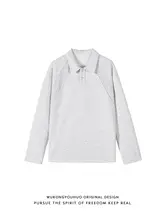 長袖Tシャツ メンズ ポロカラー パッチワーク 無地 アメカジ ヴィンテージ ストリート 着回し 秋