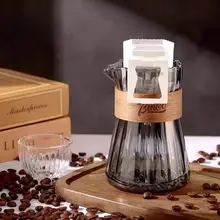 ガラス製ハンドドリップコーヒーポットとコーヒーカップ【防湯・冷淬エコデザイン】（セットアップ対応）