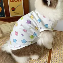 夏用犬猫服【薄手・毛が抜けにくい・かわいいデザイン・小型猫用】