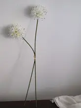 白色ダンデライオン風アートフラワー【リアルな造花・リビング用装飾】