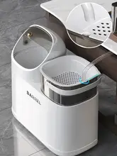 多機能茶ふた付きゴミ箱【湿気と乾燥分離・茶殻入れ付き】
