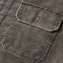 シャツジャケット メンズ 長袖 コーデュロイ ワーク アメカジ ヴィンテージ ダスティグリーン 春 秋
