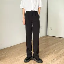 男士加厚西パンツ【春秋冬対応・ゆったりストレート・カジュアル・フルレングス】
