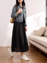 優雅なデザインのアセテート短袖ワンピース【ウエスト絞り・ミディ丈・小黒服】（セットアップ対応）