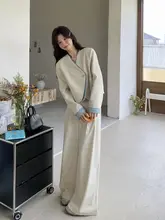 洗練されたデザイン！ハイエンド感のあるジャケッ トとワイドパンツ【秋用・二重仕立て・おしゃれ】（セットアップ対応）