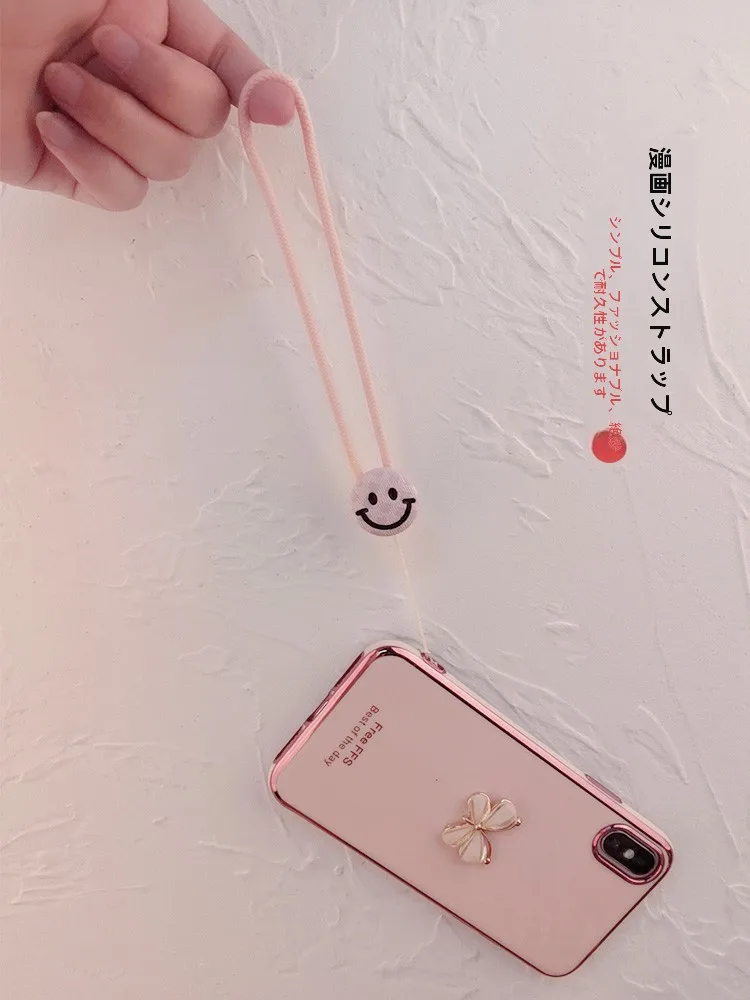 液体シリコン製スマートフォンストラップ：ショートタイプで快適にスマホを固定