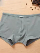 メンズ コットン平脚パンツ【通気性・伸縮性・単層デザイン】（セットアップ対応）