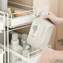 シンプルなデザインの大容量洗剤ボトル【柔軟剤・消毒液対応】