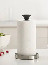 Joseph Joseph プレス式ペーパータオルホルダー【キッチン用・穴あけ不要・縦型デザイン】