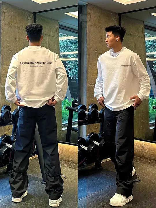 秋冬用 メンズカジュアル長袖Tシャツ【極上の柔らかさ・コットン100%・インナー用】