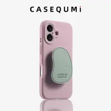 液体シリコン製スマートフォンケース【精密孔設計・スタンド機能付き・防落】