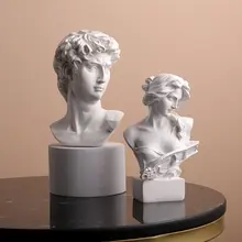 北欧風 ミニ ヴィーナス & ダビデ像 レジン製アートデコ小物
