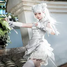 シルバームーンロリータガール ロリータ ドレス