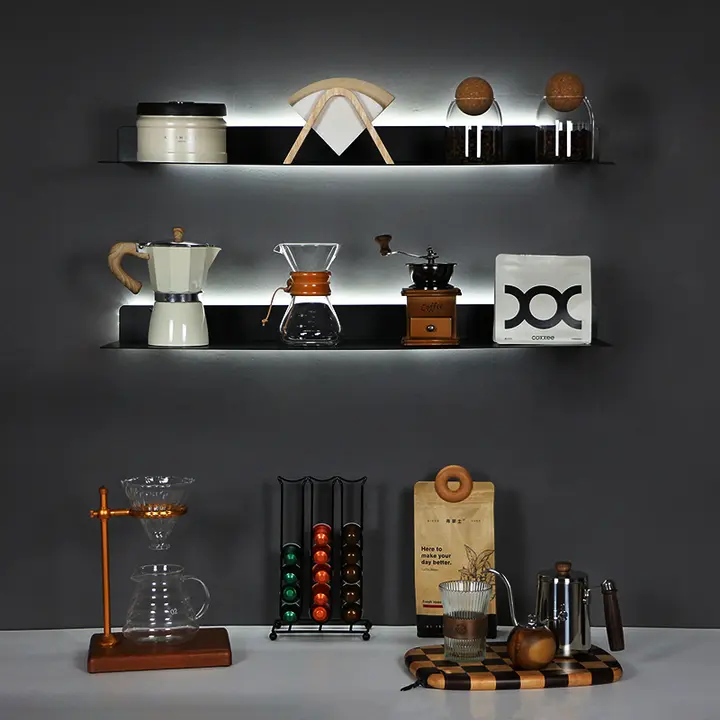キッチン用コーヒーテーマ装飾セット【モデルルーム・展示会用・カフェインテリア】