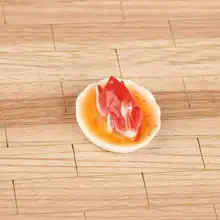 火鍋用ミニチュア食品アクセサリー【樹脂製・装飾用小皿・ミニチュアガーデン用】
（セットアップ対応）