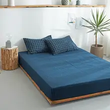 水洗棉製のベッドカバー【シングル用・全棉・マットレス保護】