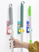 穴あけ不要のバスルーム用クリーニングモップフック【強力マウント・収納便利】