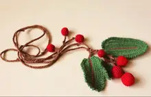 手作りのフラワーベルト【衣服のアクセサリー・植物モチーフ・コットン】
