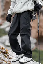 アウトドア用 メンズワイドストレートパンツ【登山・カジュアル・工装】