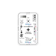 CSGOデザインの学生用カードケース【伸縮ロープ付き・防失・名刺や社員証対応】