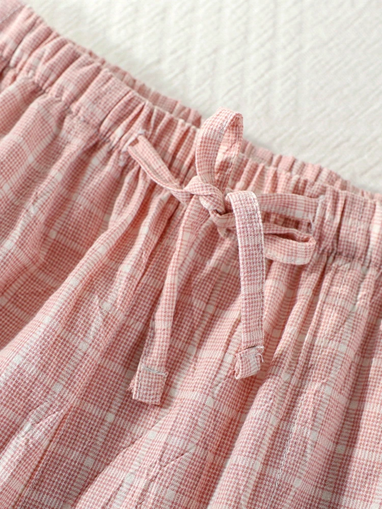 汗臭い服に効果的な素材は何か？カジュアルなチェック柄の夏用ルームパンツが解決する実証