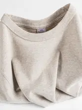 極上の柔らかさのコットン長袖Tシャツ【クルーネック・秋季用・ゆったりフィット】