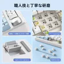 メカニカルキーボード F75 タム 3モード ワイヤレス Bluetooth オフィス ゲーミング eスポーツ サイド刻印キーキャップ