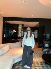 新国標のニットパッチワークダウンジャケット【冬用・韓国風・女性用】