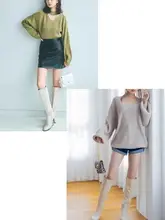 美脚効果抜群！レトロデザインの太ヒールストレートブーツ【ショートスクエアトゥ・女性用】