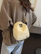 軽量防水の小さな貝殻型バッグ【シンプルデザイン・多層ポケット・ハンドル付き・ショルダー・クロスボディ】