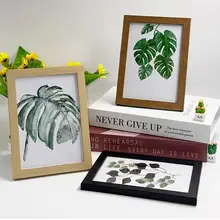 シンプルなDIY木製写真フレーム【台座付き・フォトウォール用・オリジナルデザイン】