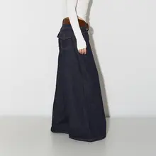April20th ダークデニムパンツ レディース【春秋用・ストレート・ルーズ・ワイドレッグ・ロングパンツ】