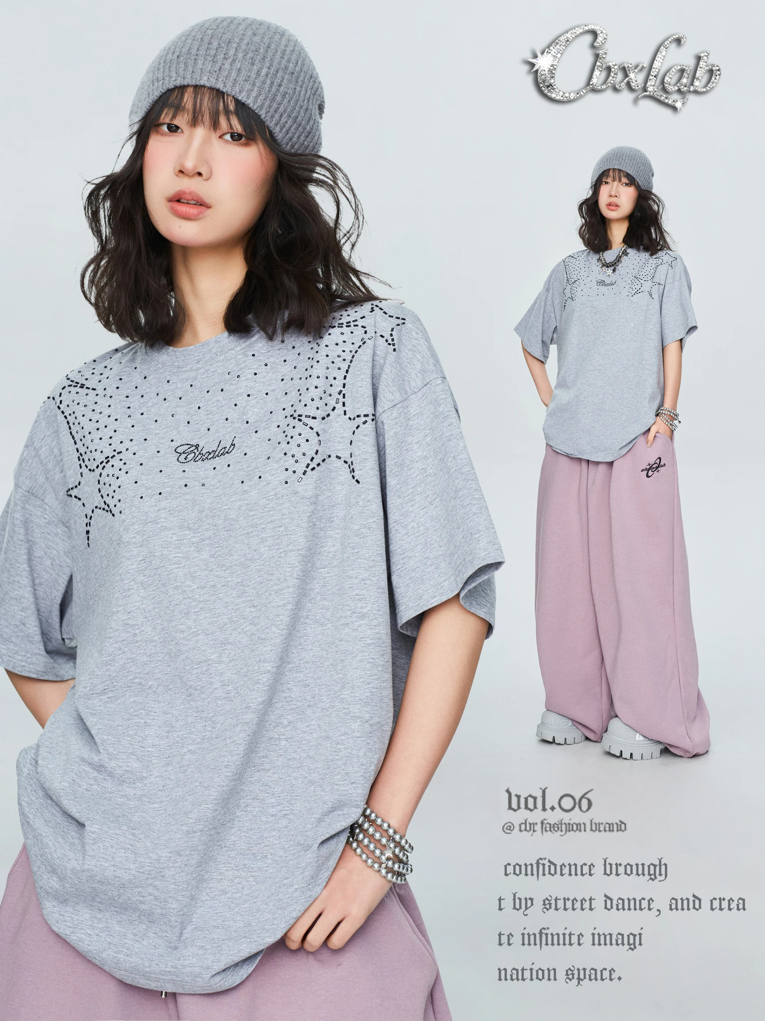 ストリートスタイルのヒップホップTシャツ【ショルダーストーム・半袖】