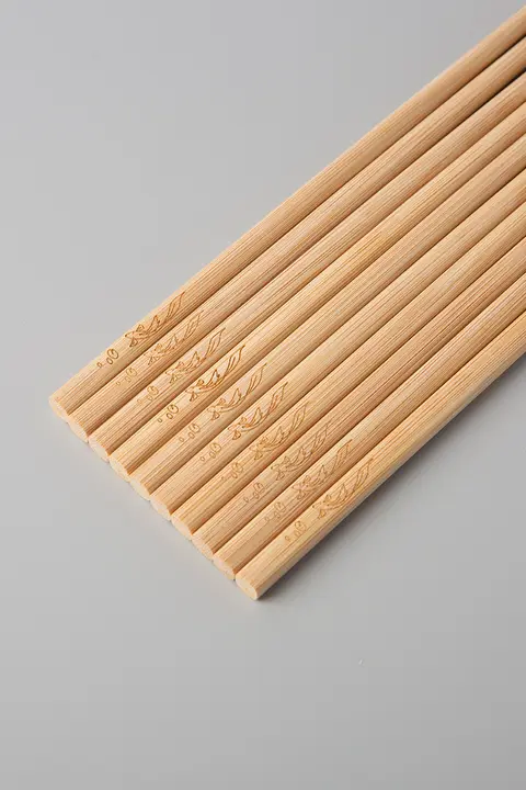 Suncha 滑らない炭化竹製箸【無塗装・無ワックス・家庭用】