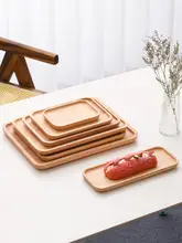 木製長方形トレイ【ミニ食器・カップ用・シンプルデザイン】