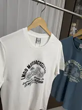 アメカジスタイル！極上の柔らかさのヴィンテージ風プリントTシャツ【クルーネック・カジュアル・夏用】