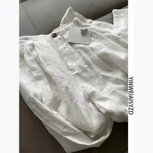 ハイウエストリネンワイドパンツ【夏用・スタイル・ロング丈】