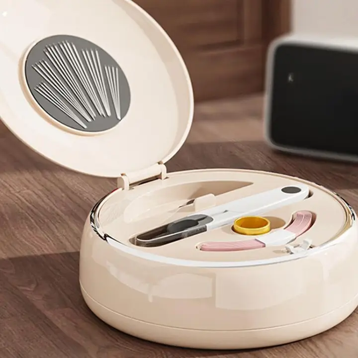 磁気蓋付きミニソーイングボックス【ポータブル・家庭用道具】