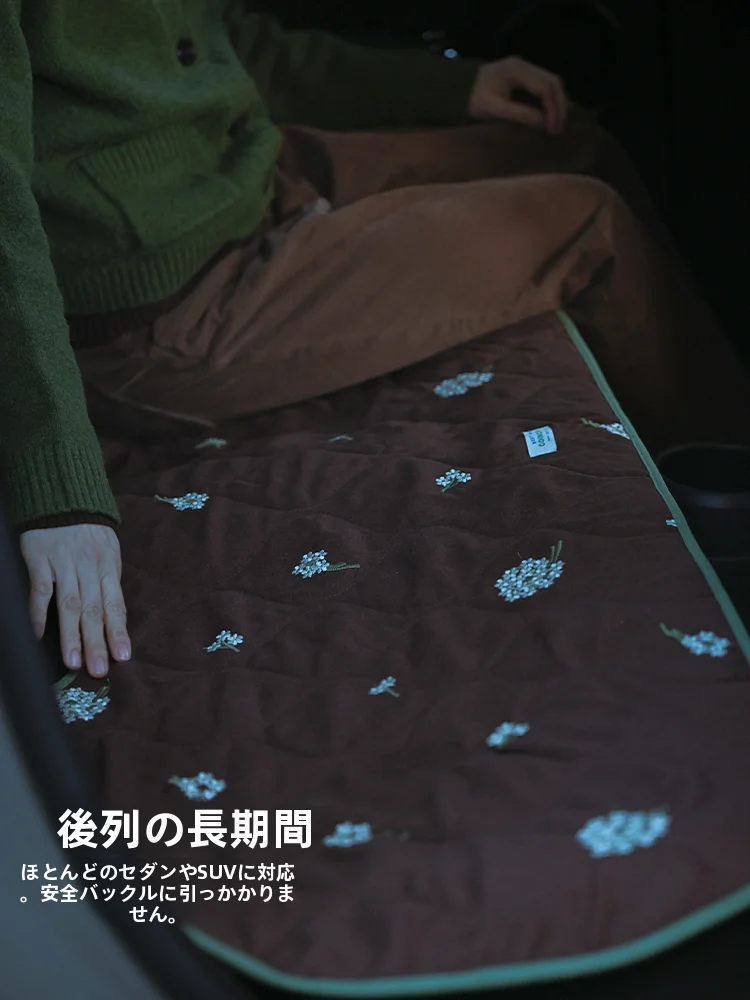 冬用フリース素材の防滑車用シートマット：後部座席用の快適性と四季通用性を実証