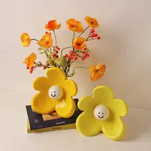 景德鎮製 陶器花瓶【スタイリッシュデザイン・インテリア用】