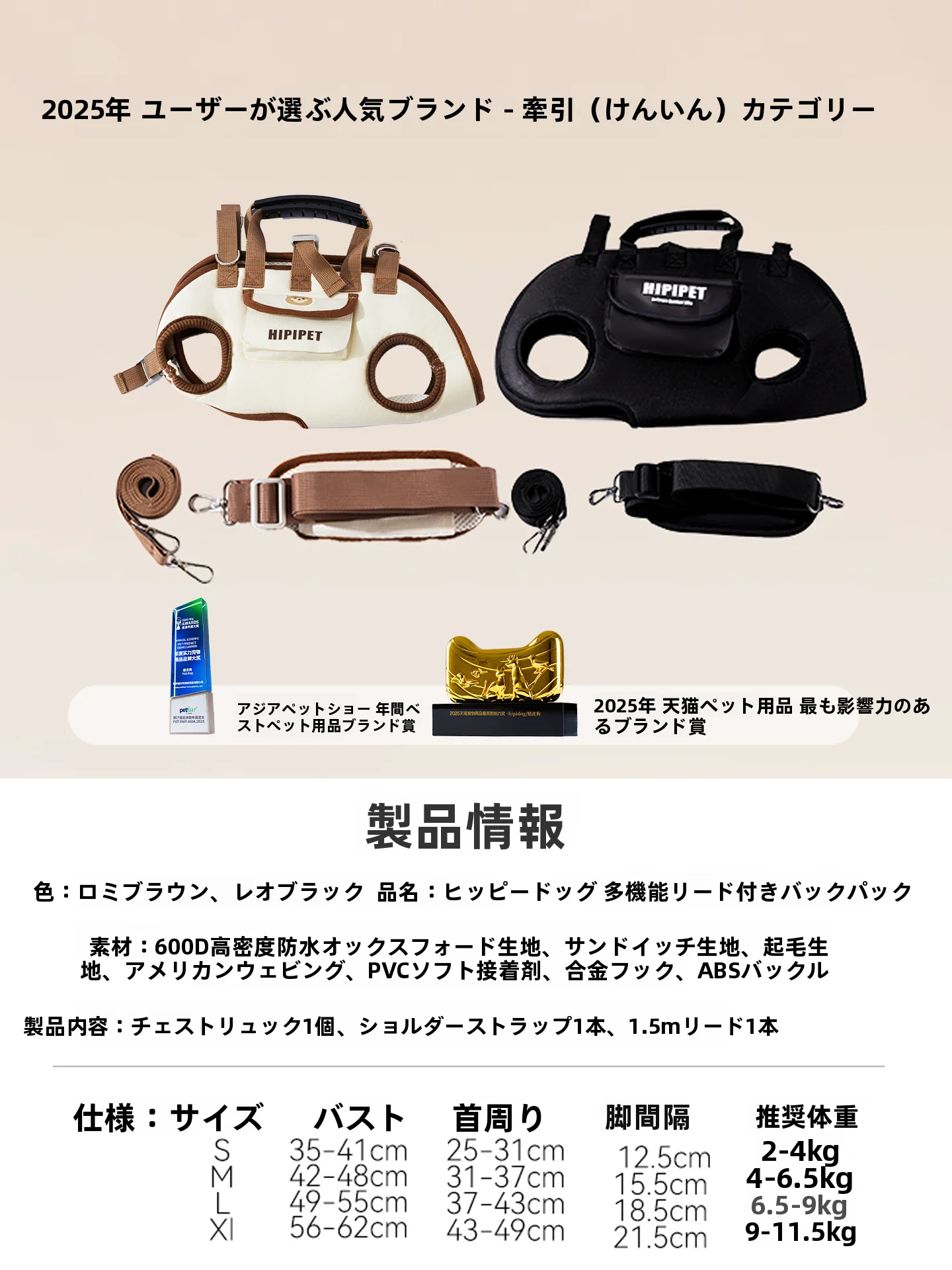 hipidog ペット用多機能リュック：犬の散歩バッグとしての実用性と耐久性の検証